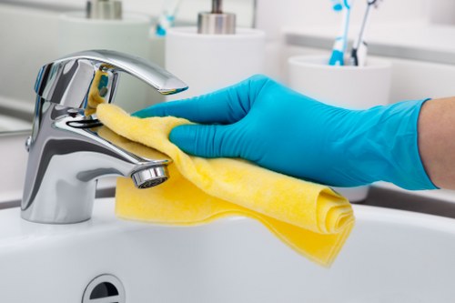 Deep carpet cleaning process improving freshness and appearance in a local property
